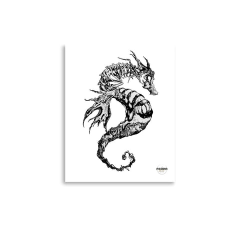 SEAHORSE 11"x14" Print