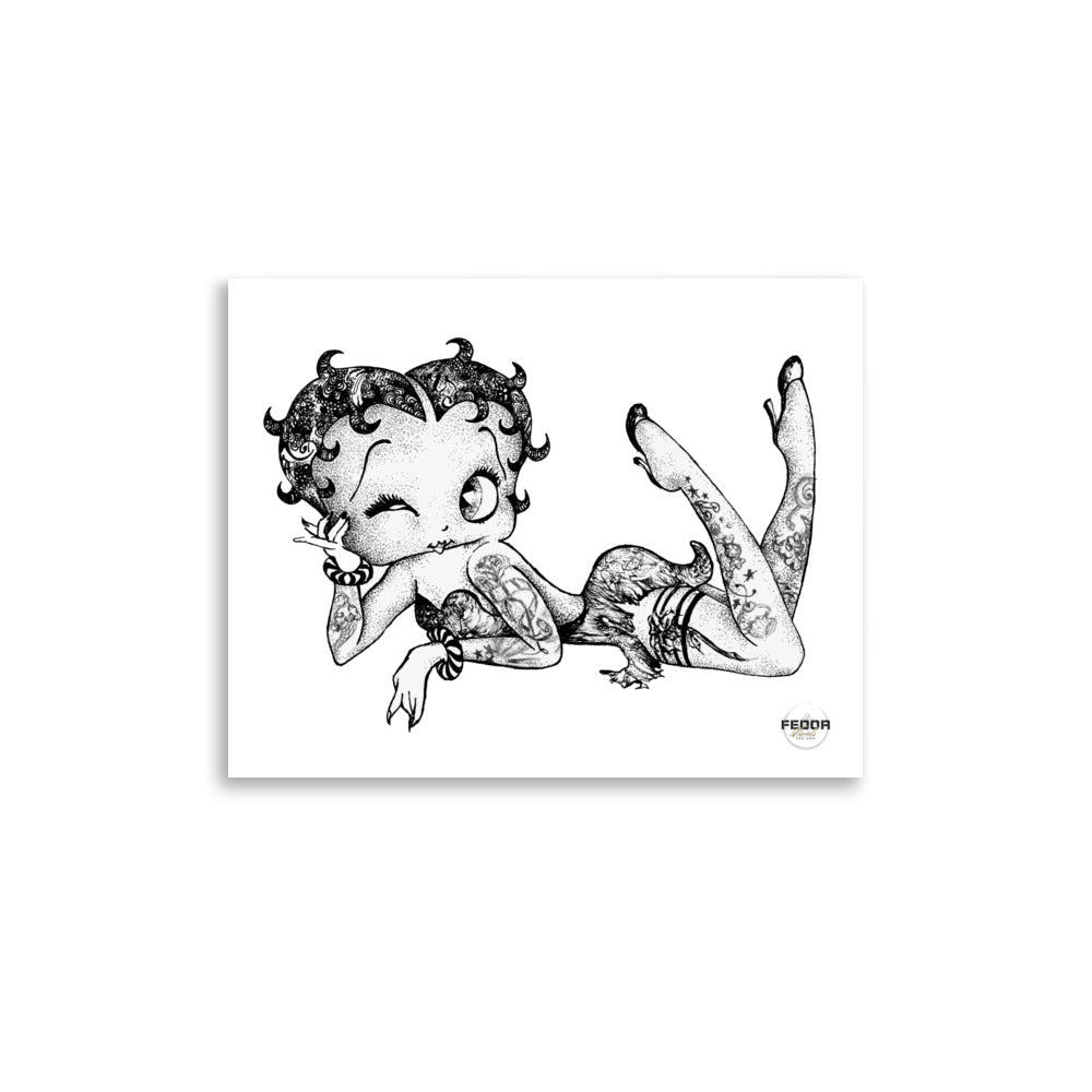 BETTY BOOP 11"x14" Print