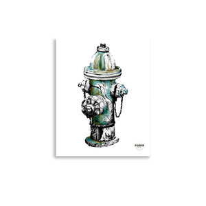 FIRE HYDRANT 11"x14" Print